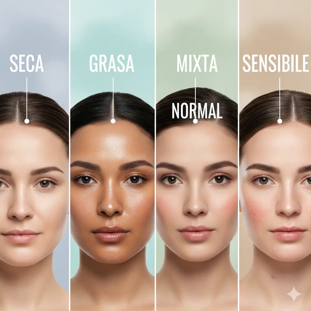 Tipos de piel- clinica de dermatologia robotica