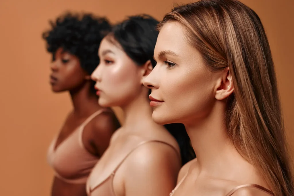 Comparación de diferentes tonos de piel según la cantidad de melanina - clinica de dermatologia robotica